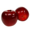 Floristik24 Dekorative æbler røde, lakerede Ø8cm 6p