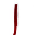 Floristik24 Deco bånd rød fløjl 10mm 9,5m