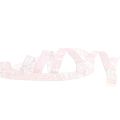 Floristik24 Dekorationsbånd pink med sølv Lurex wire forstærket 10mm 20m