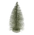 Floristik24 Dekorativt træ med glitter sølv 22 cm