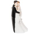Dekorativ figur af et brudepar, 10,5 cm | Floristik24.dk