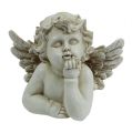 Floristik24 Dekorativ figur engel drømmer creme 20cm