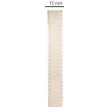 Smalt beige gavebånd, fint bånd til emballage, 10 mm bredt, 50 m langt | Floristik24.dk