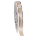 Floristik24 Dekorativt bånd satinbånd taftbånd beige 15mm 50m