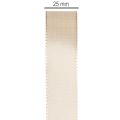 Dekorativt bånd satin beige taftbånd 25mm 50m | Floristik24.dk