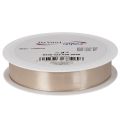 Dekorativt bånd satin beige