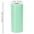Grøn rulle non-woven stof, 25 m, borddekoration, sælges i metermål | Floristik24.dk