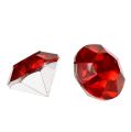 Floristik24 Diamant akryl 8mm rød 50g