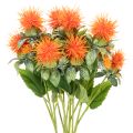 Floristik24 Kunstig orange saflor som kunstig blomst til vaser og dekoration, 55 cm, 4 stk.