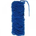 Floristik24 Vægetråd filtsnor med tråd 30m blå
