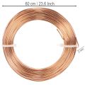 Aluminiumstrådrulle til hobby og blomsterdekoration, 60 m, 500 g | Floristik24.dk