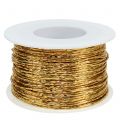 Wire indpakket i guld Ø2mm 100m
