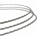 Floristik24 Wire heart 30cm wave ring til væg krans krans ring hjerte 10stk