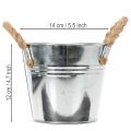 Spand med rebhåndtag Ø14cm H12cm | Floristik24.dk