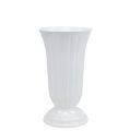 Floristik24 Lilia vase hvid Ø16cm 1stk