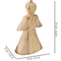Englefigur til ophængning på juletræ, 10 cm, 12 stk. | Floristik24.dk