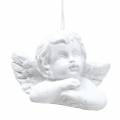 Floristik24 Juletræspynt engel hvid 5cm 4stk