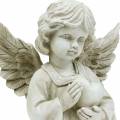 Floristik24 Deco engel med hjerte H25cm