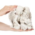Engledekoration Børne Engelpar med Hjerte Skulptur 24cm | Floristik24.dk