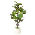 Kunstig Ficus lyrata 120 cm dekorativ til stuen | Floristik24.dk