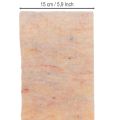 Filtbånd, tofarvet grydelappe af uldfilt, orange/flerfarvet, 15 cm x 5 m | Floristik24.dk