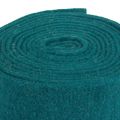Floristik24 Filt bånd uld bånd filt rulle turkis blå grøn 7,5cm 5m