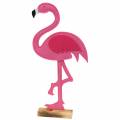 Floristik24 Sommerdekoration flamingo stående filt pink 28 × H58cm