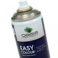 Floristik24 Glitter Spray Sølv Flitter Easy Color Farve Spray 400ml