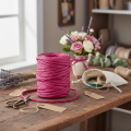 Papirsnor 6mm 23m pink | Floristik24.dk