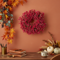 Kunstig blomsterkrans, babyåndedekoration, 30 cm | Floristik24.dk