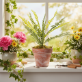 Kunstig bregnegren, kunstig grøn plante til dekoration, 45 cm | Floristik24.dk