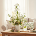 Kunstig hvid lilje med lang blomstrende gren, dekorativ, 80 cm | Floristik24.dk