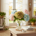 Kunstig hortensia dekorativ blomst med stilk, 46 cm | Floristik24.dk