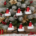 Julekugle julehue glas 8 cm 6 stk. | Floristik24.dk