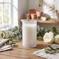 Refill lys til gravlys hvid H10cm 12 stk | Floristik24.dk