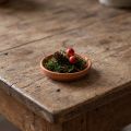Coaster, lerskål, keramik af terracotta Ø6,2cm | Floristik24.dk