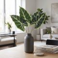 Alocasia Elefantøre Pil Blad Kunstige Planter Grøn 55cm | Floristik24.dk