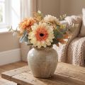 Kunstig gerbera blomst kunstig blomst abrikos Ø11cm L50cm | Floristik24.dk