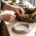 Fleksibel dekorativ aluminiumstråd til kreative og blomsterdekorationer | Floristik24.dk