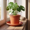 Coaster “Linda” Ø28cm terracotta | Floristik24.dk