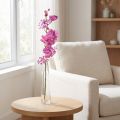 Orkidé Phalaenopsis kunstig 6 blomster lilla 70cm | Floristik24.dk