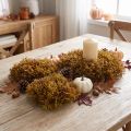 Kunstig mospynt brun – mospude 10/12/14cm 3 stk. | Floristik24.dk