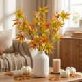 Kunstig gren ahorn orange rød deco gren efterårsdekoration 60cm | Floristik24.dk