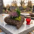 Planteskål hjerte kirkegård, vinhjerte til plantning 15 cm 2 stk. | Floristik24.dk