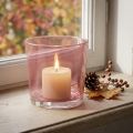 Glasgryde Ø10cm H8,5cm gammelrosa | Floristik24.dk
