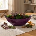 Plantebåd dekorativ skål lilla 38,5cm×12,5cm×13cm | Floristik24.dk