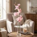 Orkidé Phalaenopsis kunstig 6 blomster pink 70cm | Floristik24.dk