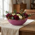 Plastikskål, lyserød, 39 cm x 13 cm, H13 cm | Floristik24.dk
