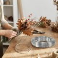 Aluminiumstråd, sølv, hobbytråd, dekorativ tråd, 1,5 mm, 1000 g til smykker, blomsterhandlere og gør-det-selv-projekter | Floristik24.dk