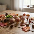 Dekorative træsvampe, mini brune, Ø2 cm, 24 stk. | Floristik24.dk